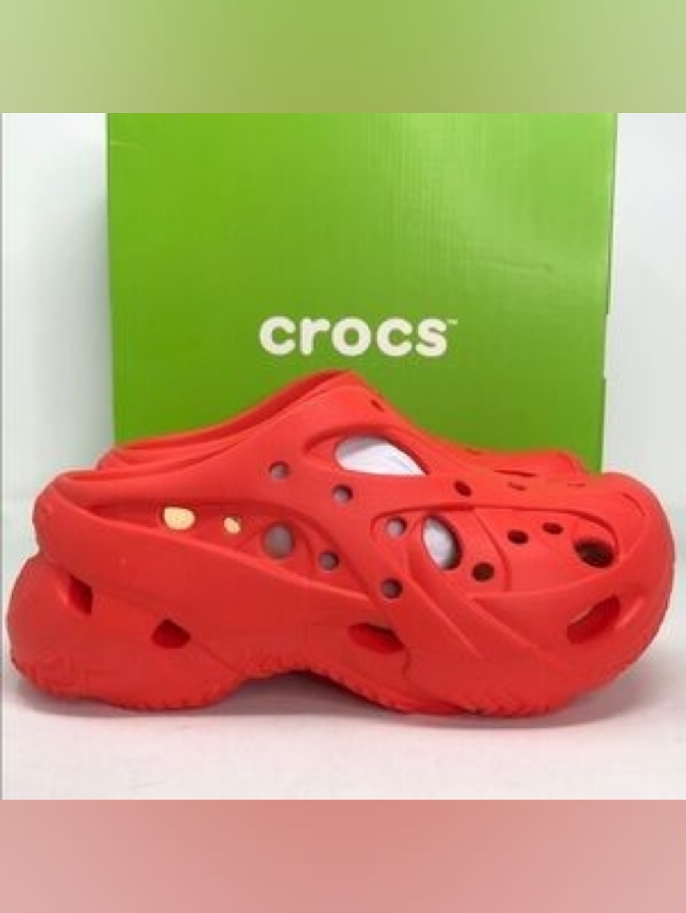 CROCS Unisex Bright Orange Clog Mules